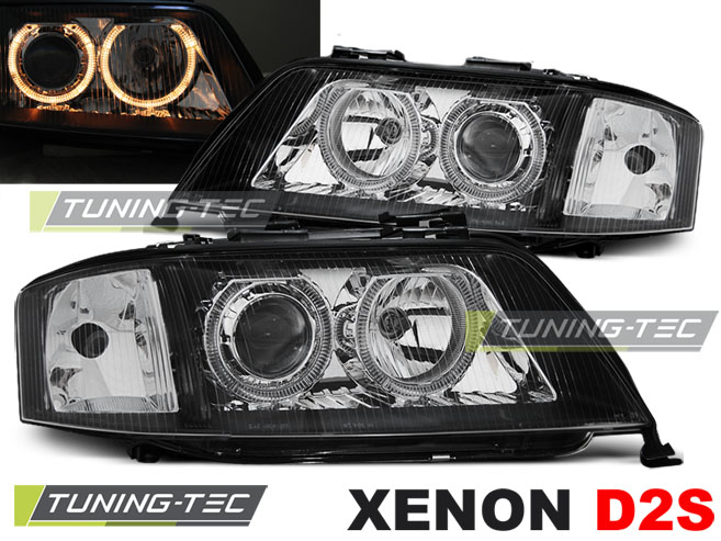 Faruri AUDI A6 05.97-09.99 ANGEL EYES NEGRU XENON [1]
