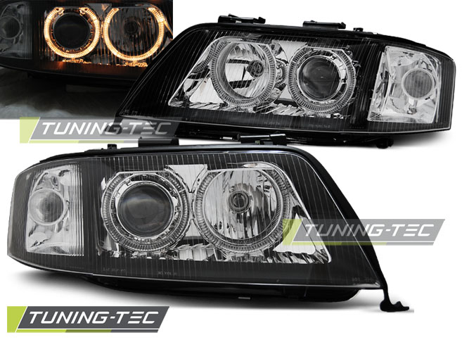 Faruri AUDI A6 06.01-05.04 ANGEL EYES NEGRU [1]