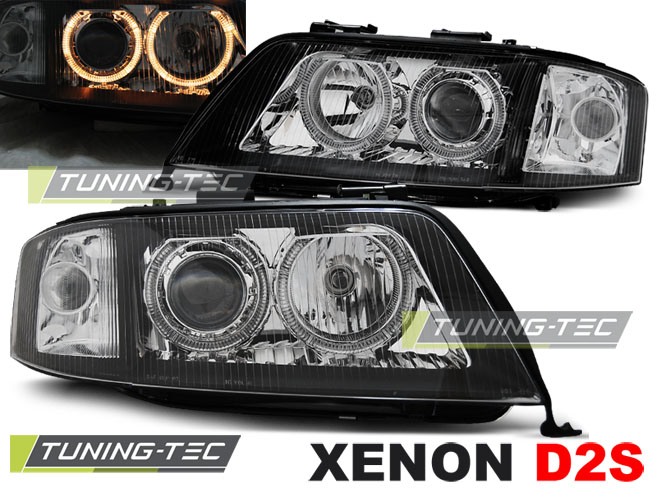 Faruri AUDI A6 06.01-05.04 ANGEL EYES NEGRU XENON [1]
