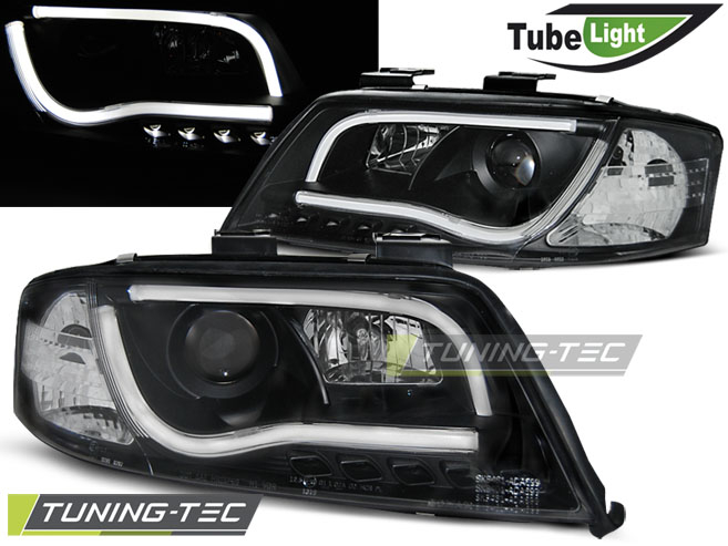 Faruri AUDI A6 06.01-05.04 LED TUBE LIGHTS NEGRU [1]