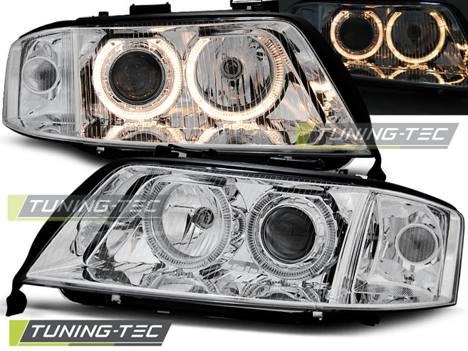 Faruri AUDI A6 10.99-06.01 ANGEL EYES CROM [1]