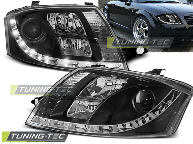 Faruri AUDI TT 99-05 DAYLIGHT NEGRU [1]
