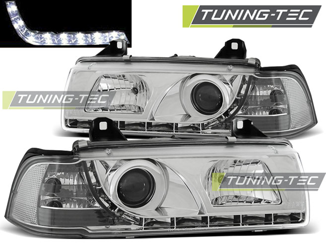 Faruri BMW E36 12.90-08.99 DAYLIGHT CROM [1]