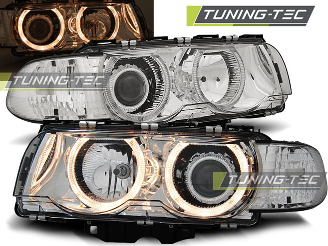 Faruri BMW E38 09.98-07.01 H7/H7 ANGEL EYES CROM [1]