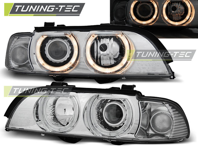 Faruri BMW E39 09.95-06.03 ANGEL EYES D2S/H7 CROM [1]