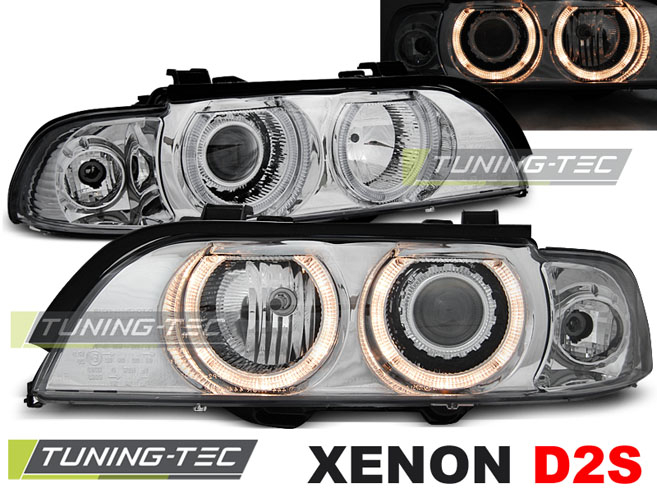 Faruri BMW E39 09.95-06.03 ANGEL EYES D2S/H7 CROM [1]