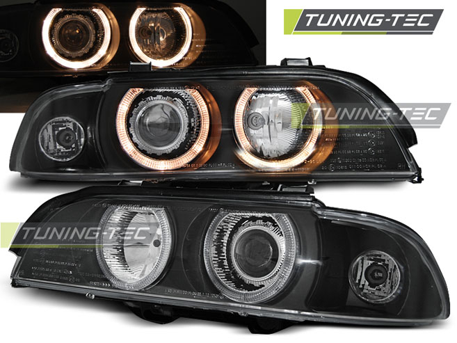 Faruri BMW E39 09.95-06.03 ANGEL EYES H7/H7 NEGRU [1]