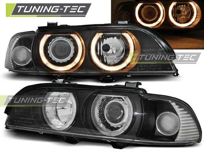 Faruri BMW E39 09.95-06.03 ANGEL EYES H7/H7 NEGRU [1]