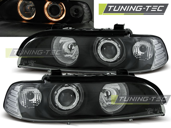 Faruri BMW E39 09.95-06.03 ANGEL EYES NEGRU [1]