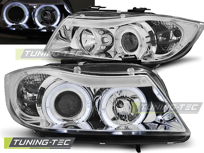 Faruri BMW E90/E91 03.05-08.08 ANGEL EYES CROM [1]
