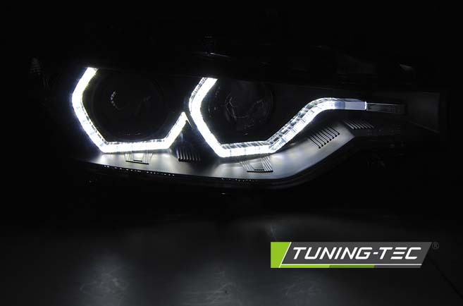 Faruri BMW F30 angel eyes TRU DRL [2]