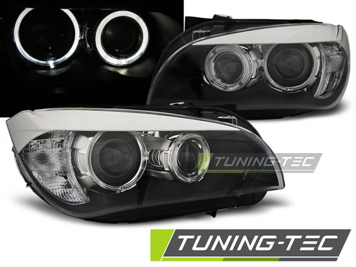 Faruri BMW X1 E84 10.09-07.12 AE LED NEGRU [1]