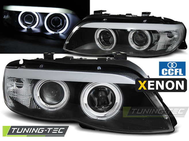 Faruri BMW X5 E53 11.03-06 NEGRU  CCFL XENON [1]