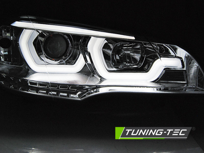Faruri BMW X5 E70 07-13 TUBE LIGHT DRL crom [3]