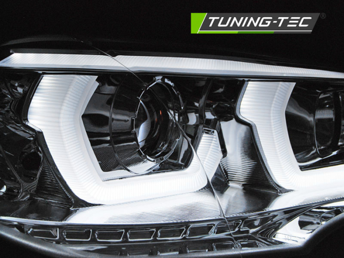 Faruri BMW X5 E70 07-13 TUBE LIGHT DRL crom [2]