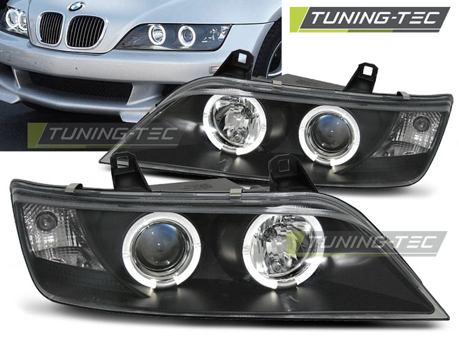Faruri BMW Z3 01.96-02 ANGEL EYES NEGRU [1]