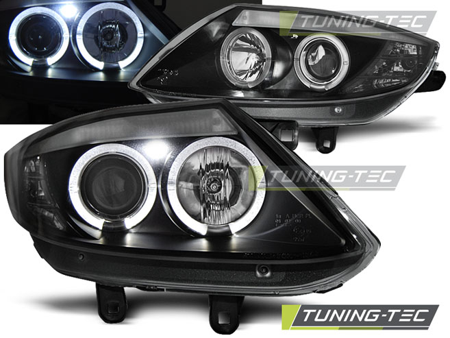 Faruri BMW Z4 E85 E86 02-08 ANGEL EYES NEGRU [1]