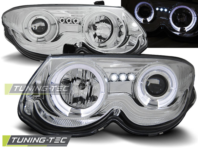 Faruri CHRYSLER 300 M 99-04 ANGEL EYES CROM [1]