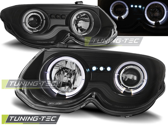Faruri CHRYSLER 300 M 99-04 ANGEL EYES NEGRU [1]