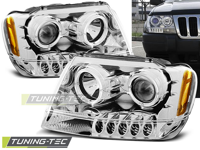 Faruri CHRYSLER JEEP GRAND CHEROKEE 99-05.05 ANGEL EYES CROM [1]