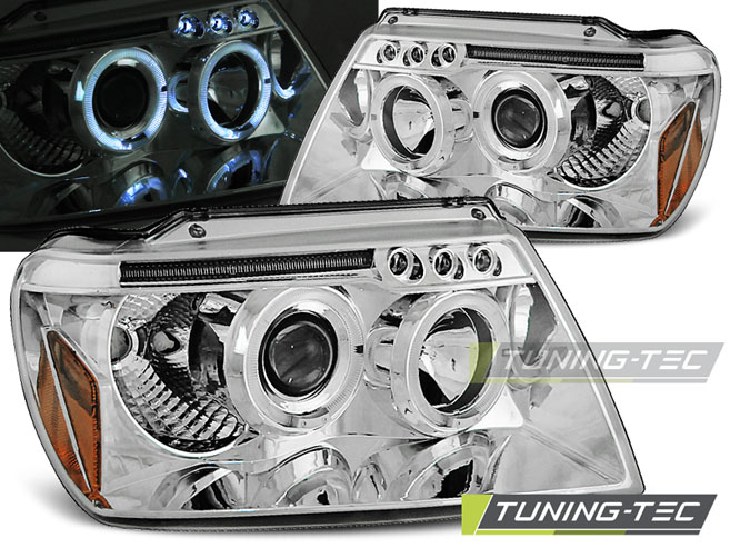 Faruri CHRYSLER JEEP GRAND CHEROKEE 99-05.05 ANGEL EYES CROM [1]