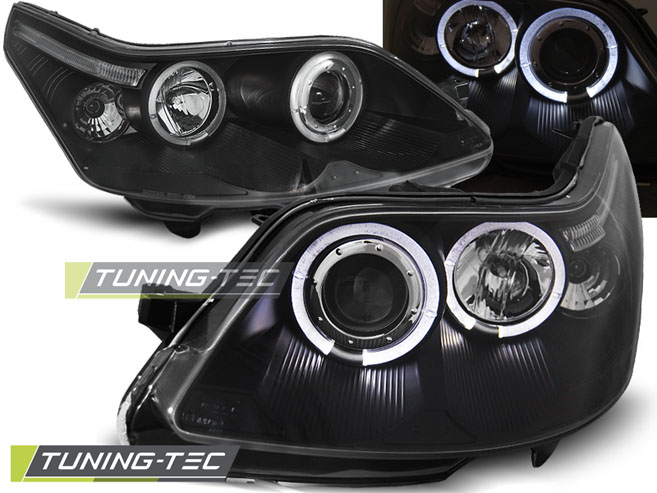 Faruri CITROEN C4 04-10 ANGEL EYES NEGRU [1]