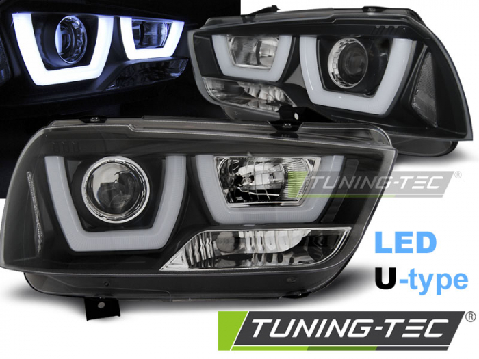 Faruri DODGE CHARGER LX II 11-15 TUBE LIGHT NEGRU [1]
