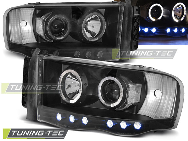 Faruri DODGE RAM 02-06 ANGEL EYES NEGRU [1]