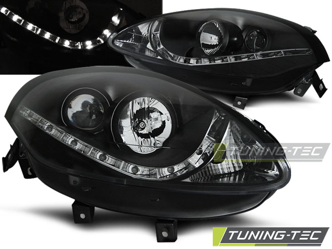 Faruri FIAT BRAVO II 07-15  DAYLIGHT NEGRU [1]