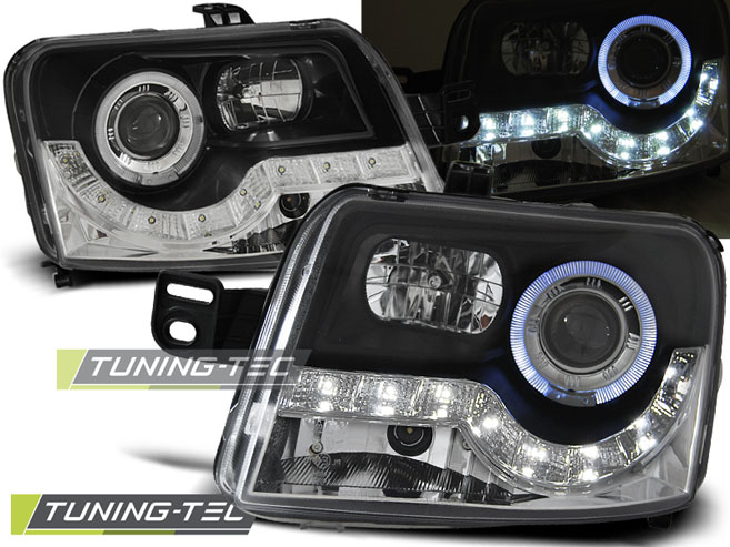 Faruri FIAT PANDA 03- DAYLIGHT NEGRU [1]