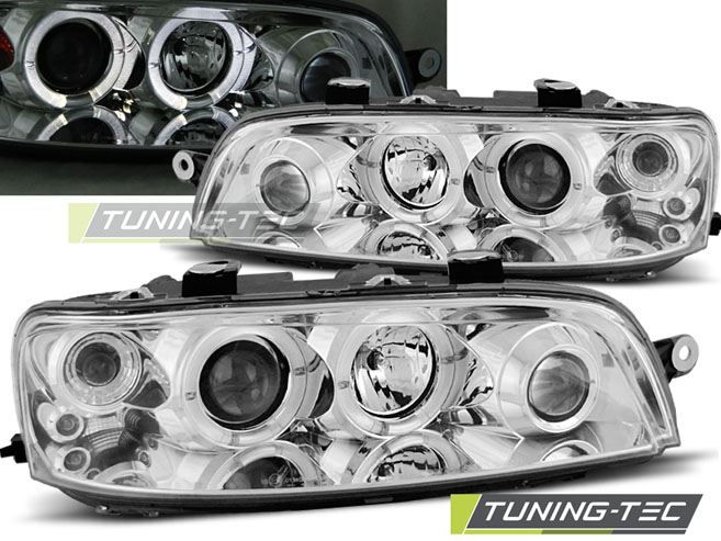 Faruri FIAT PUNTO 2 10.99-06.03 ANGEL EYES CROM [1]