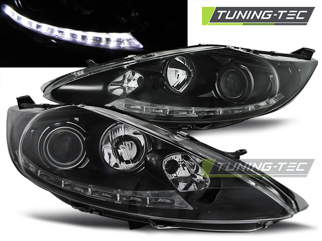 Faruri FORD FIESTA MK7 08.08-09.12 DAYLIGHT NEGRU [1]