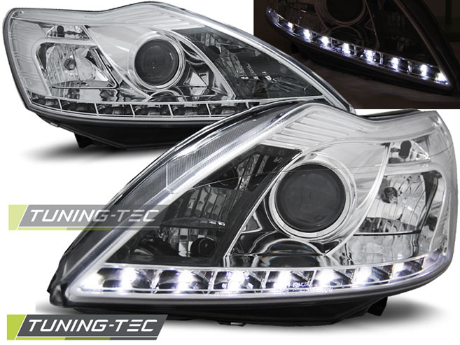 Faruri FORD FOCUS II 02.08-10 DAYLIGHT CROM W/M [1]