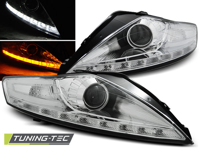 Faruri FORD MONDEO 07.07-11.10 DAYLIGHT CROM LED INDICATOR [1]