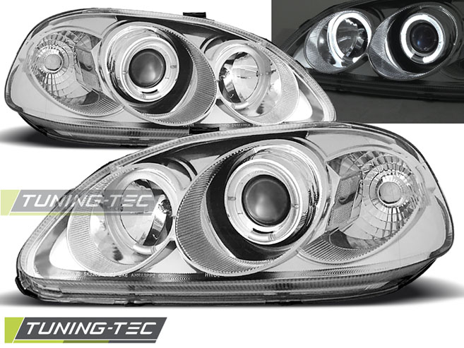 Faruri HONDA CIVIC 09.95-02.99 ANGEL EYES CROM [1]