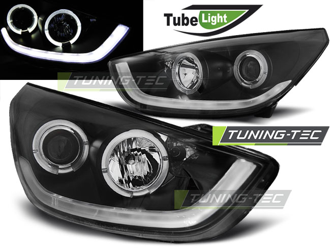 Faruri HYUNDAI TUCSON IX35 10-13 NEGRU TUBE LIGHT [1]