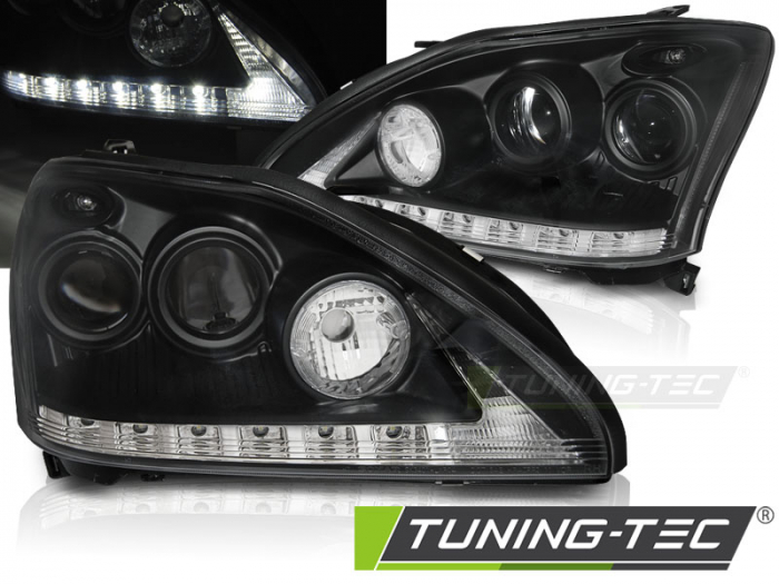 Faruri LEXUS RX 330 / 350 03-08 TUBE LIGHT NEGRU [1]