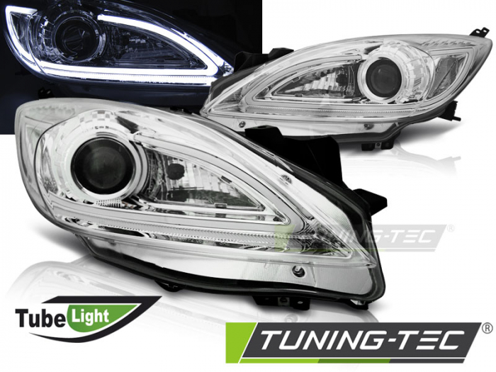 Faruri MAZDA 3 09-10.13 TUBE LIGHT CROM [1]