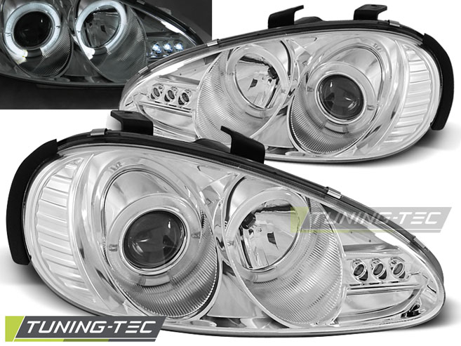 Faruri MAZDA MX3 91-98 ANGEL EYES CROM [1]