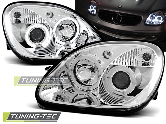 Faruri MERCEDES R170 SLK 04.96-04 ANGEL EYES CROM [1]