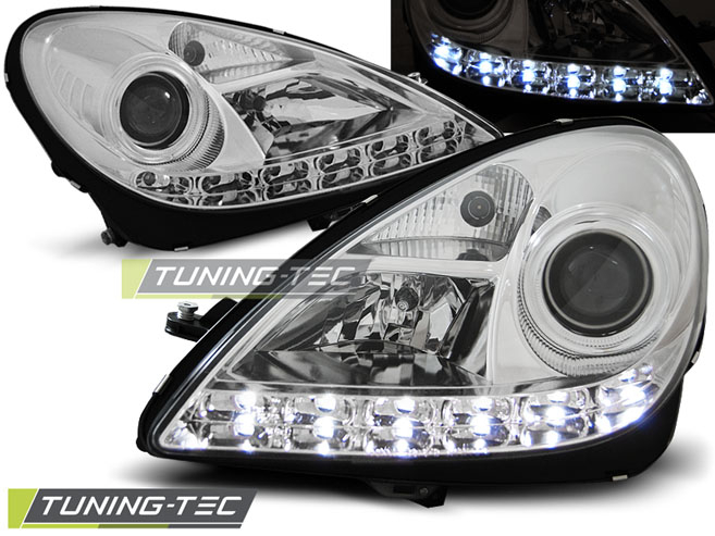 Faruri MERCEDES R171 SLK 04-11 DAYLIGHT CROM [1]