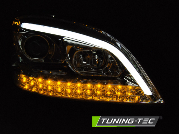 Faruri MERCEDES W164 ML M-KLASA 05-07 CHROME LED SEQ [3]