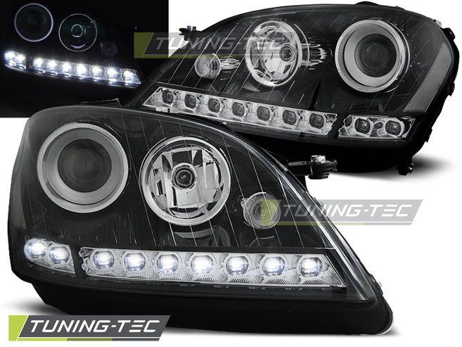 Faruri MERCEDES W164 ML M-KLASA 05-07 DAYLIGHT NEGRU [1]