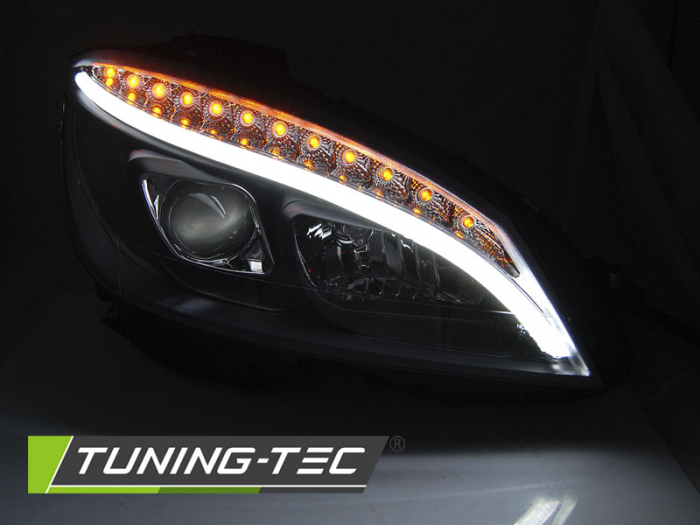 Faruri MERCEDES W204 07-10 NEGRU TUBE LIGHT H7 [2]