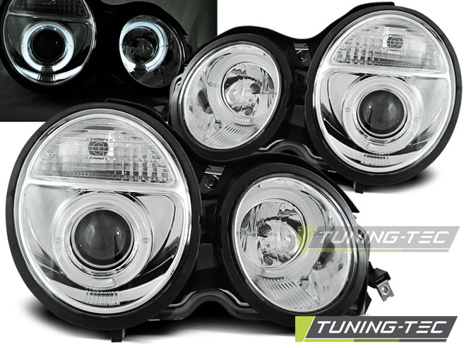 Faruri MERCEDES W210 E-KLASA 95-05.99 ANGEL EYES CROM [1]
