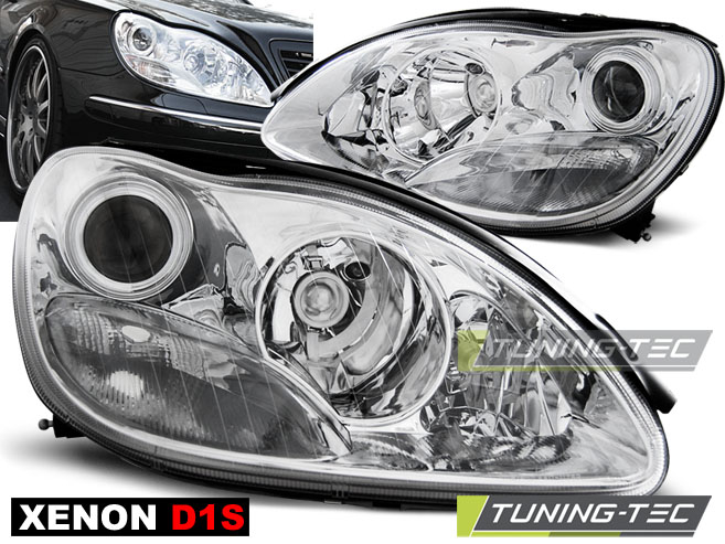 Faruri MERCEDES W220 S-KLASA 09.98-02 CROM XENON [1]