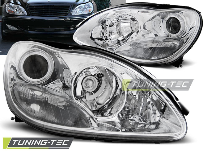 Faruri MERCEDES W220 S-KLASA 09.98-05.05 CROM [1]