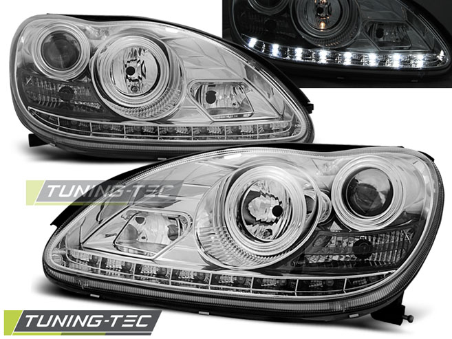 Faruri MERCEDES W220 S-KLASA 09.98-05.05 DAYLIGHT CROM [1]