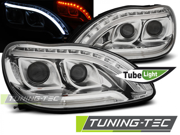 Faruri MERCEDES W220 S-KLASA 09.98-05.05 DAYLIGHT CROM [1]