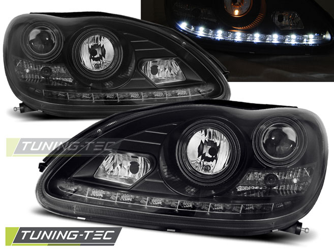 Faruri MERCEDES W220 S-KLASA 09.98-05.05 DAYLIGHT NEGRU [1]